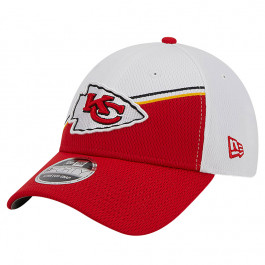 Kansas City Chiefs NFL Sideline 2023 White 9FORTY Stretch Snap Cap