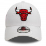 Chicago Bulls  New Era 9FORTY Sidepatch White kapa