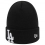 Los Angeles Dodgers New Era Essential Black Cuff Beanie