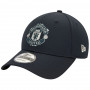 Manchester United New Era 9FORTY Rubber Woven Cappellino