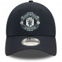 Manchester United New Era 9FORTY Rubber Woven Cappellino