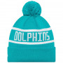 Miami Dolphins New Era Official Team Colour Jake Beanie