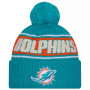 Miami Dolphins New Era NFL Sideline 2024 Sport Knit Beanie