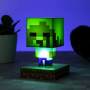 Minecraft Zombie Paladone Icon Light lampada V2