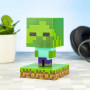 Minecraft Zombie Paladone Icon Light Lampe V2