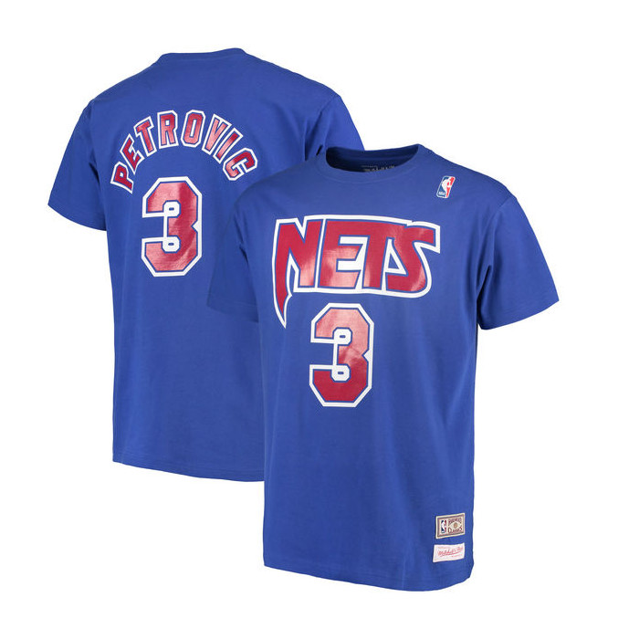 NBA Swingman Jersey New Jersey Nets Drazen Petrovic #3 – Broskiclothing