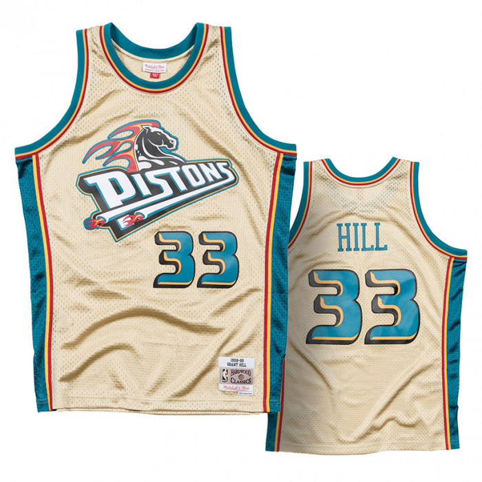 Grant Hill Detroit Pistons 99-00 Men XL Mitchell Ness NBA Swingman Jersey  Maroon
