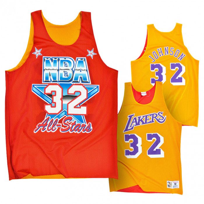 Magic Johnson 32 Los Angeles Lakers All Star 1991 Mitchell