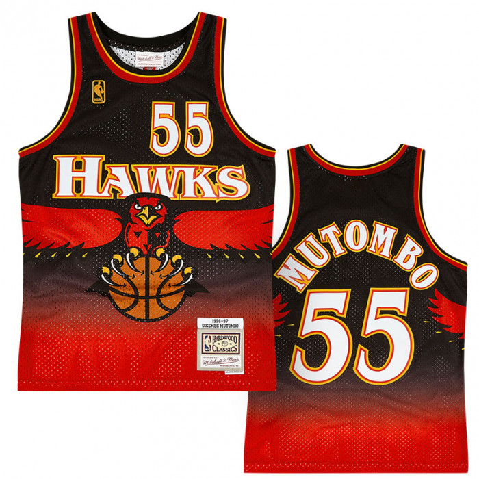 Size 40. 55 Dikembe Mutombo Hawks 90s Vintage NBA Jersey Made -  Hong  Kong