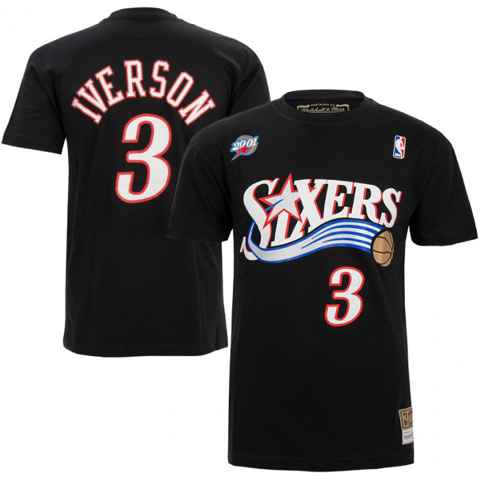 New Era NBA Philadelphia 76ers Team Logo T-Shirt - NBA from USA Sports UK