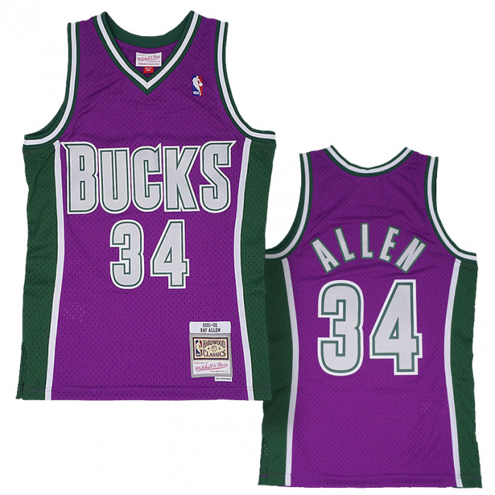 NBA Swingman Jersey Milwaukee Bucks 2001-02 Ray Allen #34 – Broskiclothing