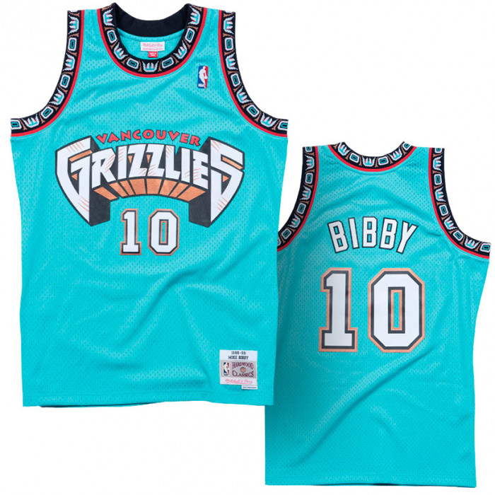 Men's Mitchell & Ness Mike Bibby Black Vancouver Grizzlies