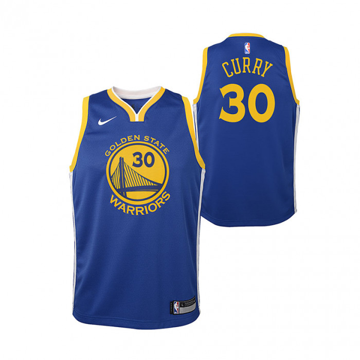 Youth Golden State Warriors Stephen Curry Nike Black Swingman