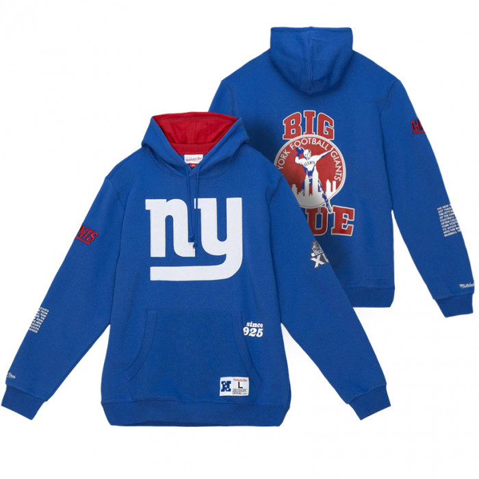 New York Giants Mitchell and Ness Team Origins Hoodie
