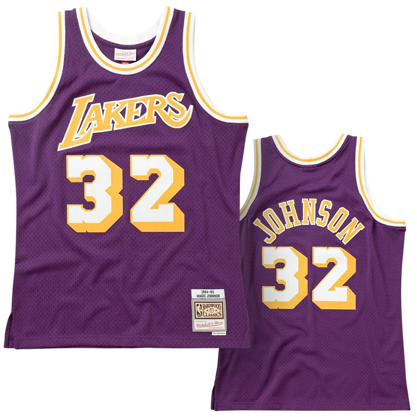 Mitchell And Ness Kid's Swingman Magic Johnson Los Angeles Lakers 1984-85  Jersey