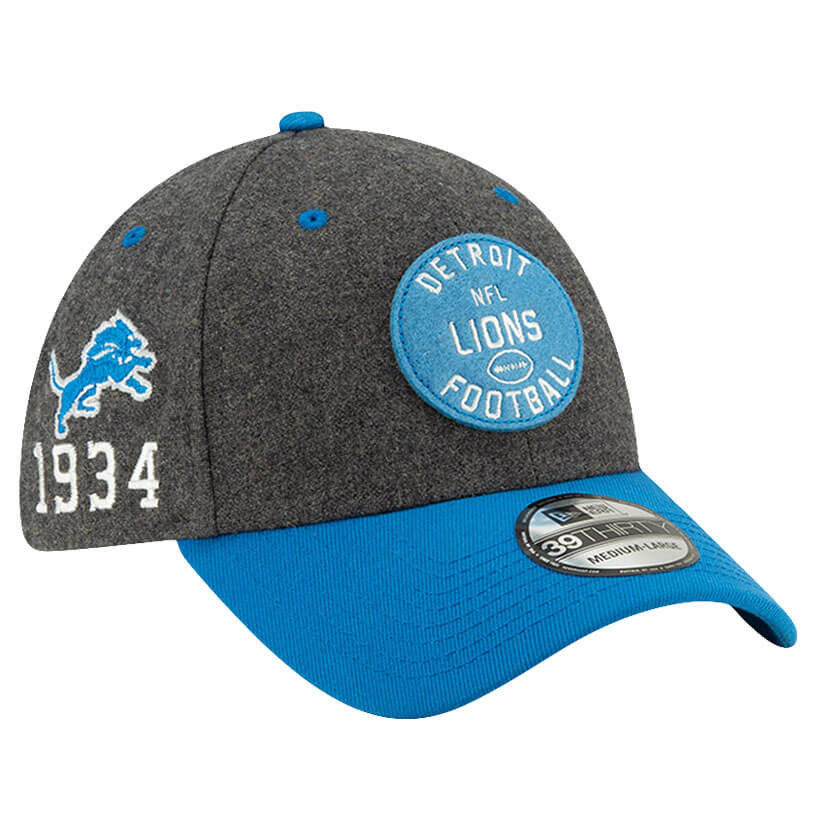 Detroit Lions New Era 39THIRTY 2019 NFL Official Sideline Home