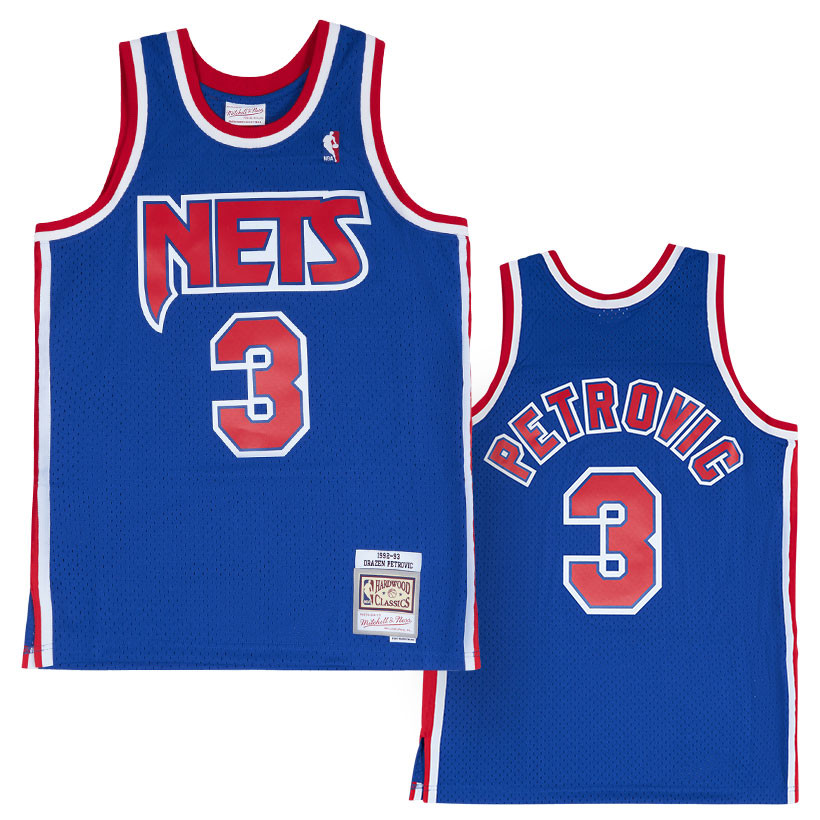 Drazen Petrovic New Jersey Nets Mitchell & Ness Hardwood Classics