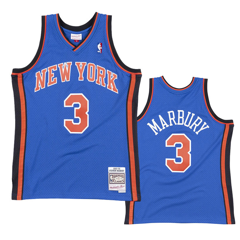 Mitchell & Ness New Jersey Nets #33 Stephon Marbury Alternate