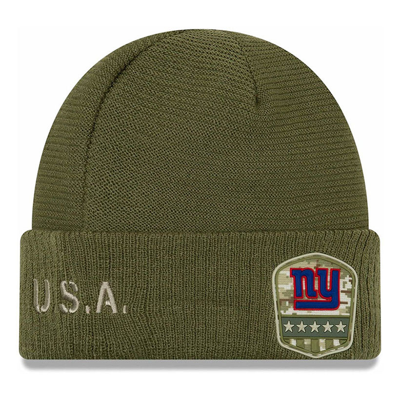 New York Giants New Era 2019 On-Field Salute to Service Beanie