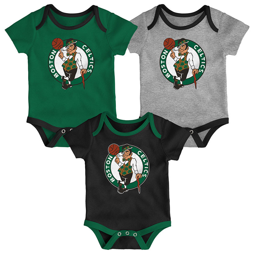 Boston Celtics Baby Girl Bodysuit Set – babyfans