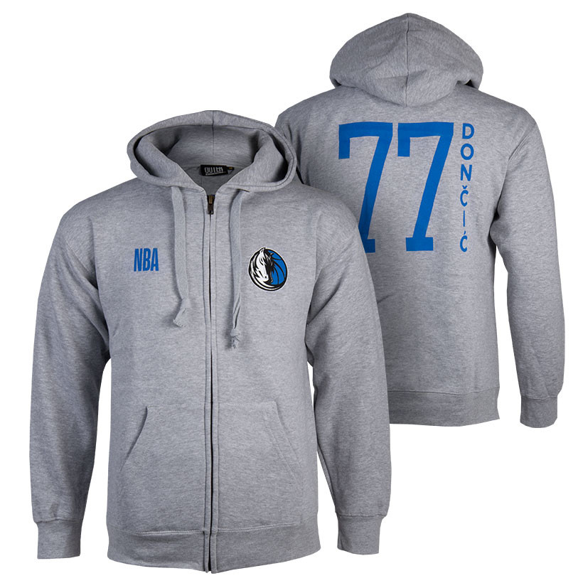  NBA Kids 4-7 Essential Player Name and Number Fleece Pullover Sweatshirt  Hoodie (4, Luka Doncic Dallas Mavericks Gray) : Sports & Outdoors