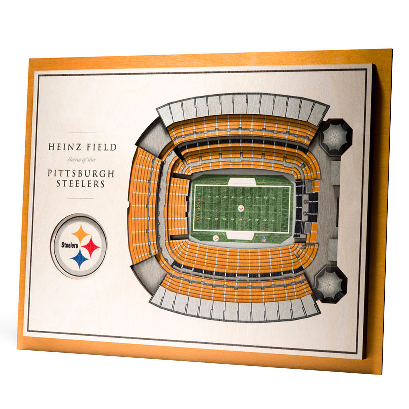 Pittsburgh Steelers 3D Stadium View Wall Art