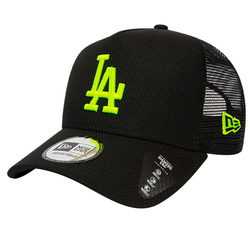 New York Yankees Diamond Era Black/Neon Green Trucker - New Era