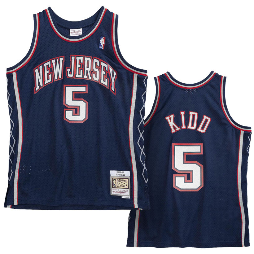  Mitchell & Ness NBA Swingman Jersey NETS 06 Jason Kidd : Sports  & Outdoors