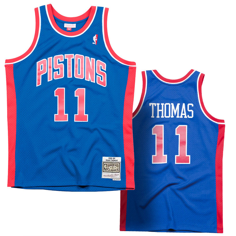 Isiah Thomas' Detroit Pistons Signed Mitchell&Ness Jersey