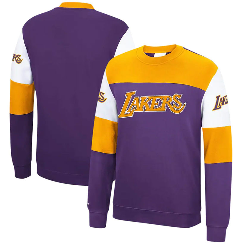 Mitchell & Ness Los Angeles Lakers Lightning Tee in Blue for Men