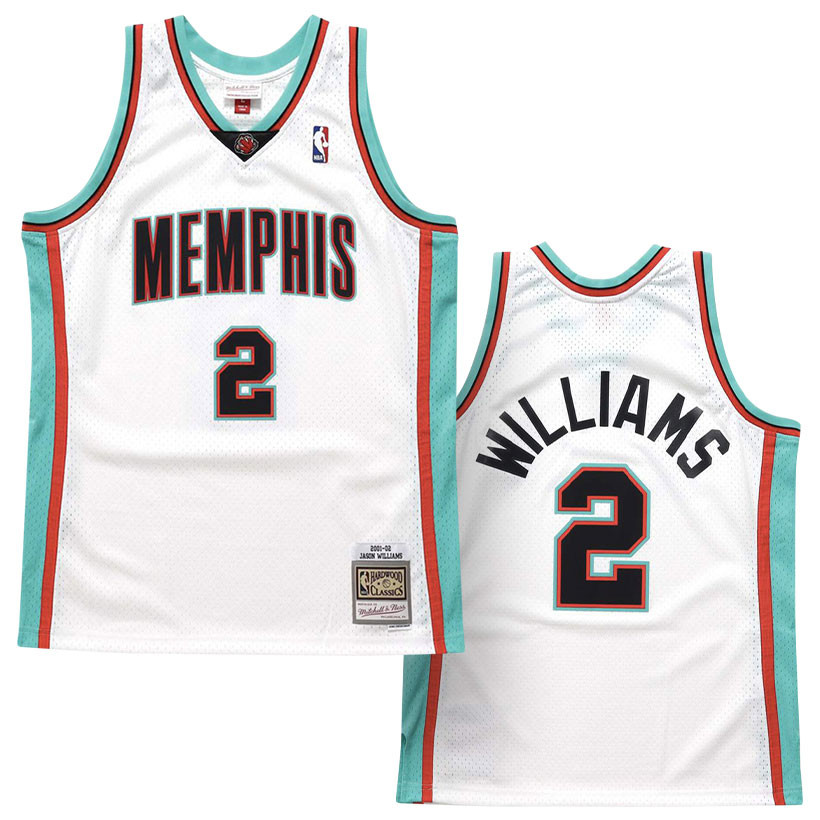 New Mitchell & Ness Memphis Grizzlies Jason Williams Authentic Jersey NBA  繍字911紀念章(2001-2002) Size L 44, 男裝, 外套及戶外衣服- Carousell