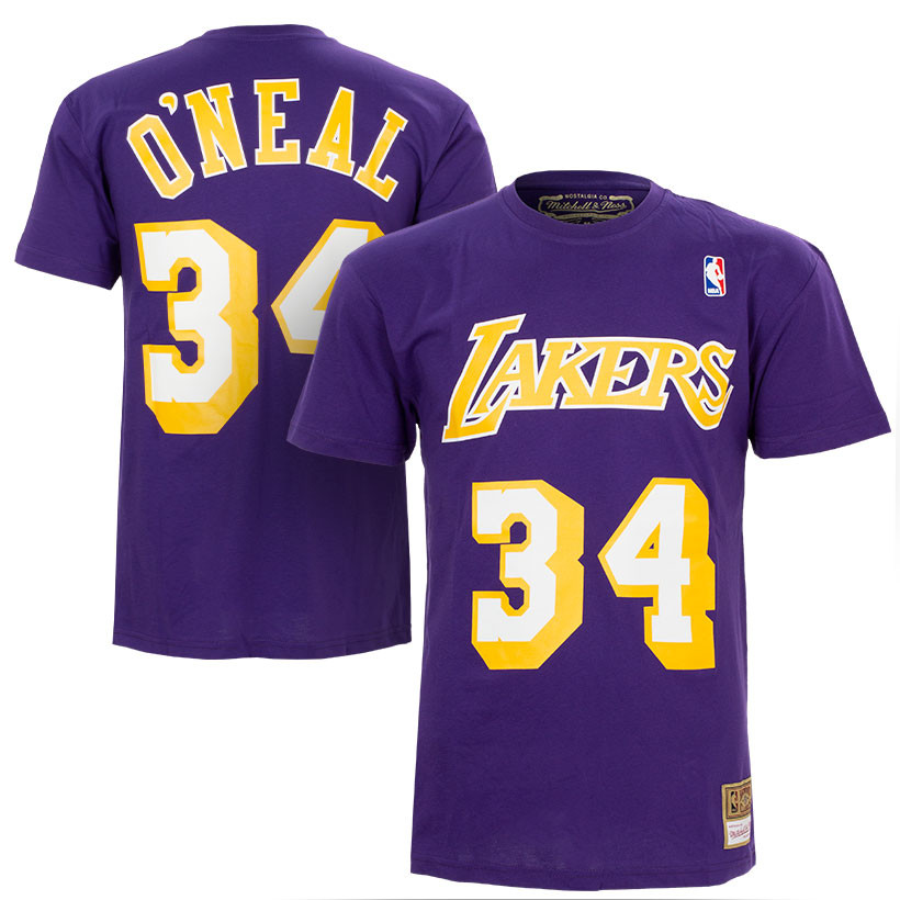 T-shirts Mitchell & Ness NBA Final Seconds Tee Lakers Black