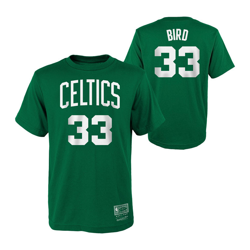 Mitchell & Ness Women's Boston Celtics Larry Bird #33 NBA Cropped
