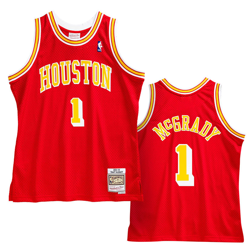Tracy McGrady 1 Houston Rockets 2004-05 Mitchell and Ness