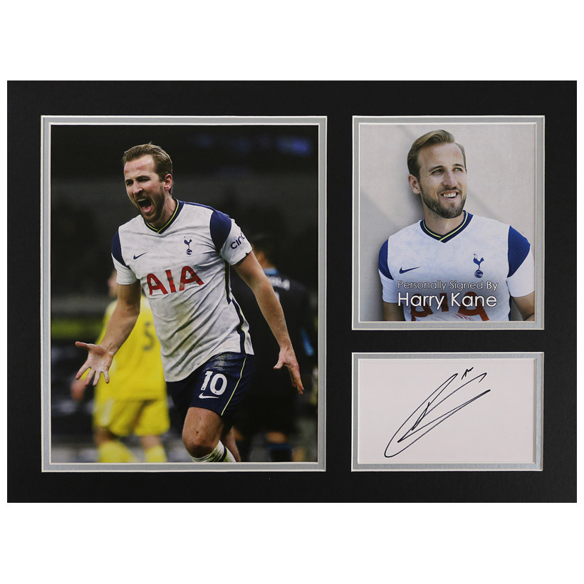 Harry Kane Signed & Framed SPURS Tottenham Hotspur Shirt AFTAL COA