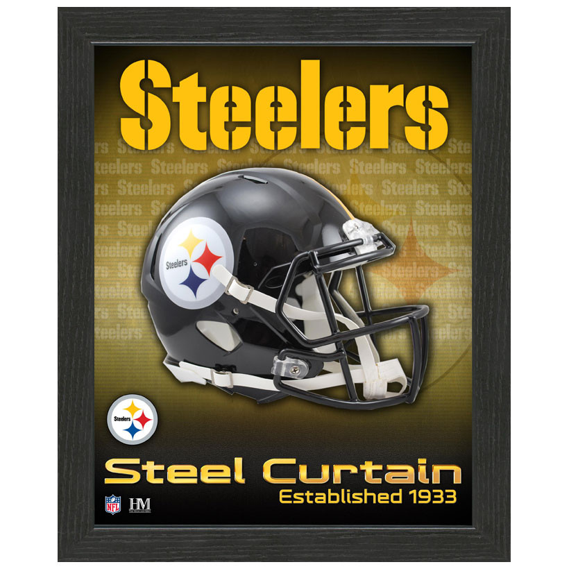 Pittsburgh Steelers Team Helmet Frame