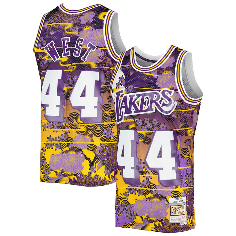 Los Angeles Lakers: Oversized Logo Sleeveless Jersey - Purple