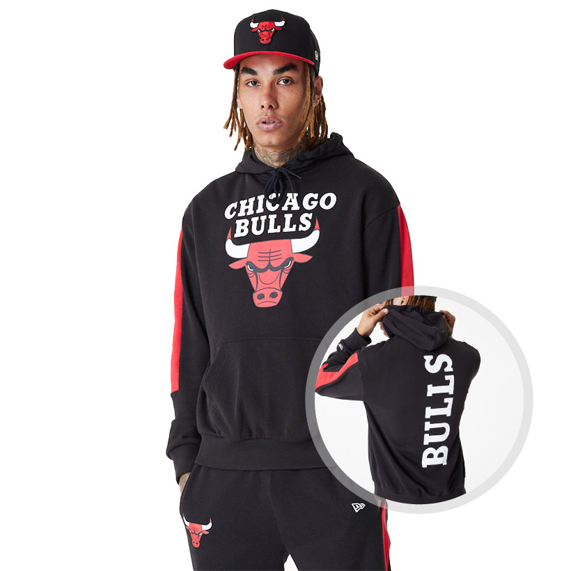 Chicago Bulls New Era Colour Block Oversized Hoodie