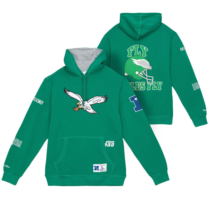 Mitchell and shop ness eagles hoodie