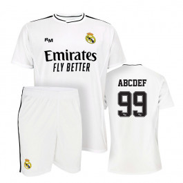 Real Madrid Home Replika Komplet Kinder Trikot (Druck nach Wahl +16€)