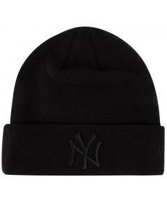 New York Yankees New Era Essential Black Cuff Beanie