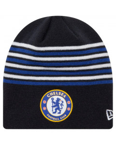 Chelsea New Era Striped Skull Wintermütze