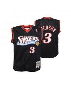 Allen Iverson 3 Philadelphia 76ers 2000-01 Mitchell & Ness Swingman Away dečji dres