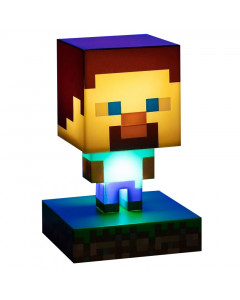 Minecraft Steve Paladone Icon Light Lampe V2