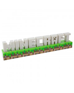 Minecraft Logo Paladone Icon Light Lampe V2