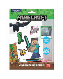 Minecraft Logo Paladone Window Cling Adesivi per finestre