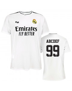 Real Madrid Home Replica dres (poljubni tisk +16€)