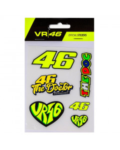 Valentino Rossi VR46 Small Sticker Set nalepke