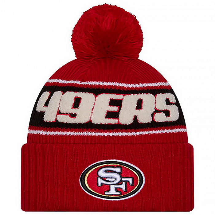 San Francisco 49ers New Era NFL Sideline 2024 Sport Knit zimska kapa