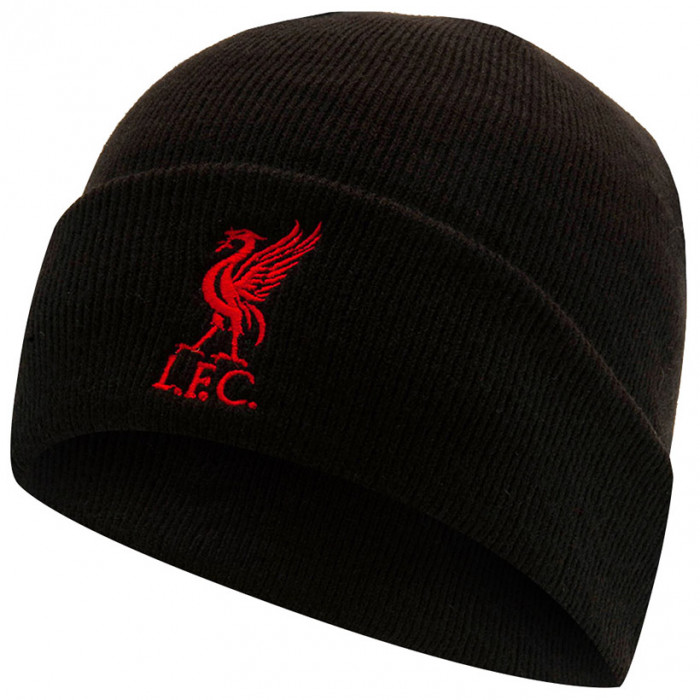 Liverpool Black Cuff Beanie